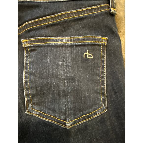 Rag & Bone Harrow Skinny Jeans Women's Size 27 Dark Wash "Made in USA" - Picture 11 of 12